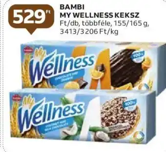 Auchan BAMBI MY WELLNESS KEKSZ 165 g ajánlat