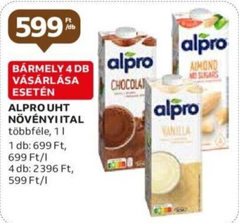 Auchan ALPRO UHT NÖVÉNYI ITAL 1l ajánlat