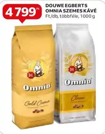 Auchan DOUWE EGBERTS OMNIA SZEMES KÁVÉ 1000 g ajánlat