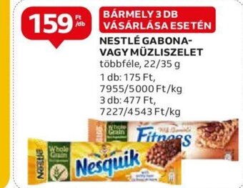 Auchan NESTLÉ GABONA VAGY MÜZLISZELET 35 g ajánlat