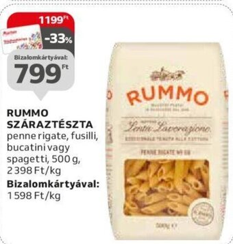Auchan RUMMO SZÁRAZTÉSZTA 500 g ajánlat