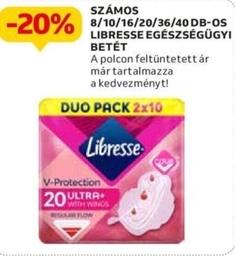 Auchan SZÁMOS LIBRESSE EGÉSZSÉGÜGYI BETÉT ajánlat