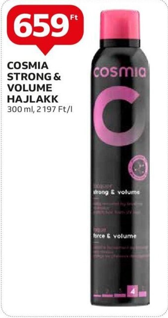 Auchan COSMIA STRONG & VOLUME HAJLAKK 300ml ajánlat