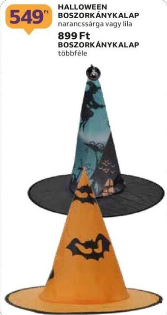 Auchan HALLOWEEN BOSZORKÁNYKALAP ajánlat