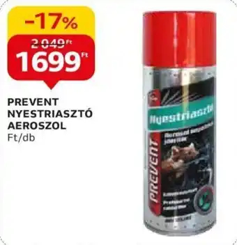 Auchan PREVENT NYESTRIASZTÓ AEROSZOL Ft/db ajánlat