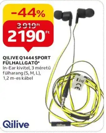 Auchan QILIVE Q1444 SPORT FÜLHALLGATÓ 1 db ajánlat