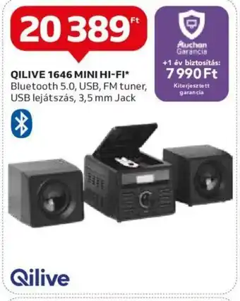 Auchan QILIVE 1646 MINI HI-FI 1 db ajánlat