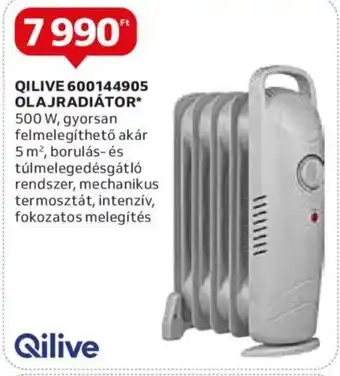 Auchan QILIVE 600144905 OLAJRADIÁTOR 1 db ajánlat