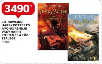 Auchan J.K. ROWLING: HARRY POTTER stb. 1 db ajánlat