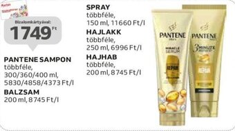 Auchan PANTENE SAMPON stb. 150 - 400 ml ajánlat