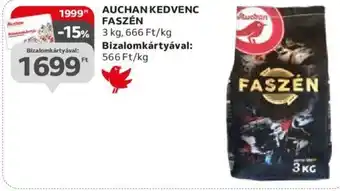 Auchan AUCHAN KEDVENC FASZÉN 3 kg ajánlat