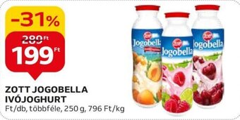 Auchan ZOTT JOGOBELLA IVÓJOGHURT 250 g ajánlat