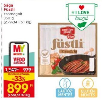 Spar Sága Füstli 350 g ajánlat