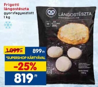 Spar Frigotti lángostészta 1 kg ajánlat