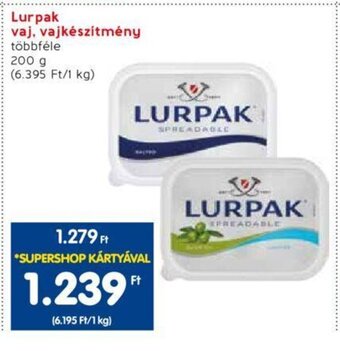 Spar Lurpak vaj, vajkészítmény 200 g ajánlat