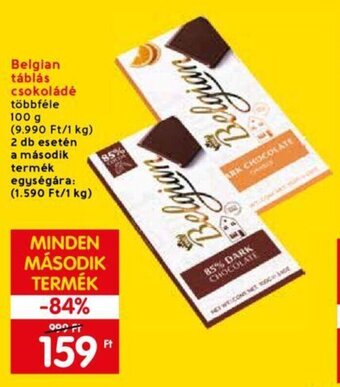 Spar Belgian táblás csokoládé 100 g ajánlat