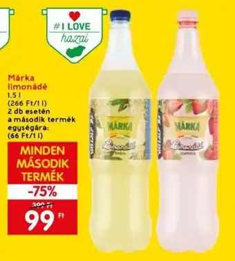 Spar Márka limonádé 1,5 l ajánlat