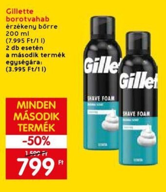 Spar Gillette borotvahab 200 ml ajánlat