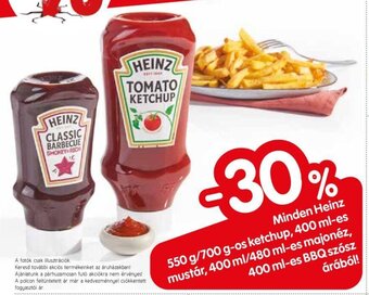 Spar Minden Heinz 550 g/700 g-os ketchup stb. ajánlat