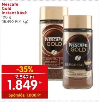 Spar Nescafé Gold instant kávé 100 g ajánlat