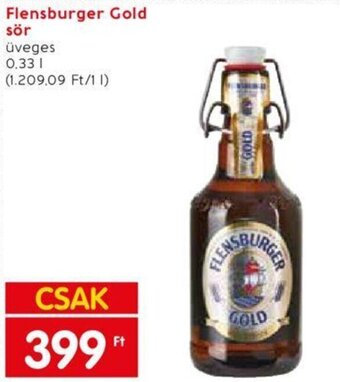 Flensburger Gold sör 0,33 l