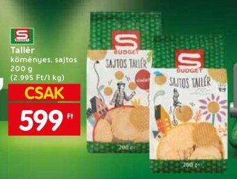 Spar Tallér köményes, sajtos 200 g ajánlat