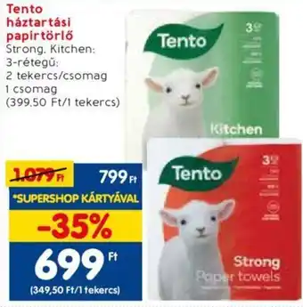 Spar Tento háztartási papírtörlő ajánlat