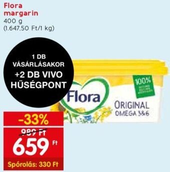 Spar Flora margarin 400 g ajánlat