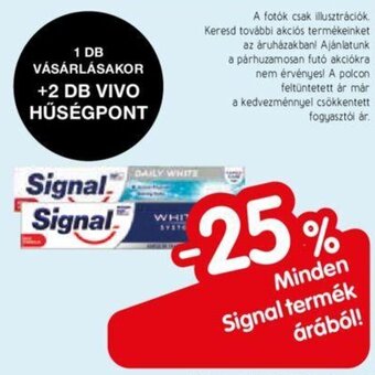 Spar Minden Signal termék árából! ajánlat
