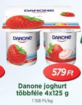 Real Danone joghurt többféle 4x125 g ajánlat