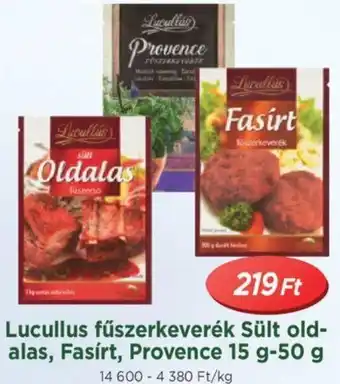 Real Lucullus fűszerkeverék Sült old- alas, Fasírt, Provence 15 g-50 g ajánlat