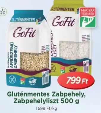 Gluténmentes Zabpehely, Zabpehelyliszt 500 g