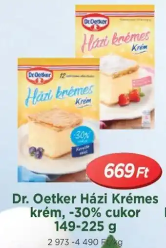 Real Dr. Oetker Házi Krémes krém, -30% cukor 149-225 g ajánlat