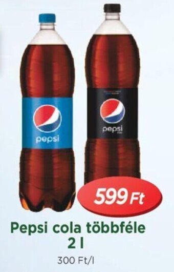 Real Pepsi cola többféle 2l ajánlat