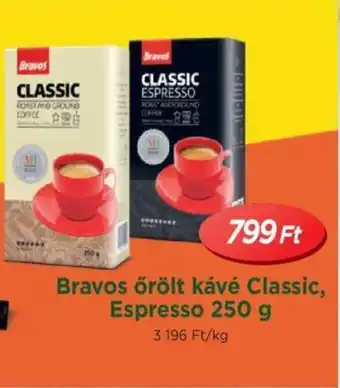 Bravos őrölt kávé 250 g