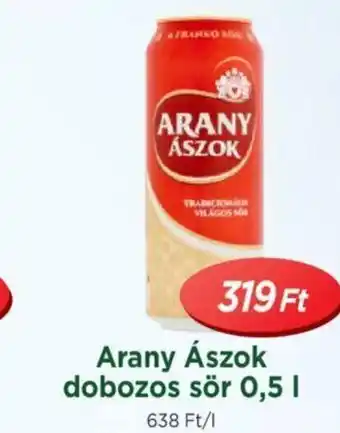 Arany Ászok dobozos sör 0,5l