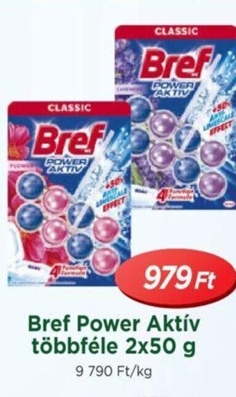 Real Bref Power Aktív többféle 2x50 g ajánlat