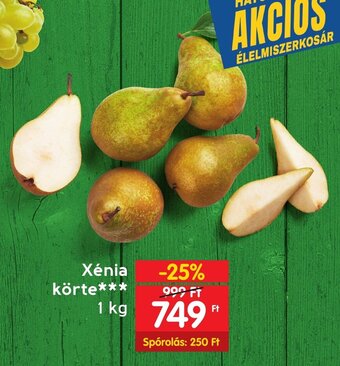 Spar Xénia körte 1 kg ajánlat