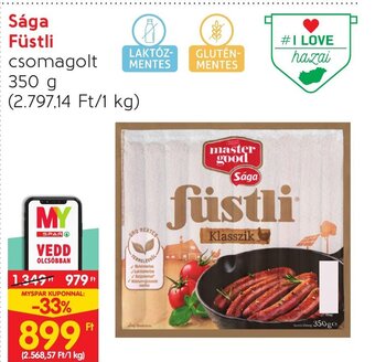 Spar Sága Füstli 350 g ajánlat