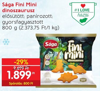 Spar Sága Fini Mini dinoszaurusz 800 g ajánlat