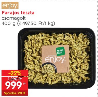 Spar Parajos tészta 400 g ajánlat