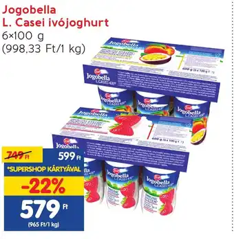 Spar Jogobella L. Casei ivójoghurt 6 x 100 g ajánlat