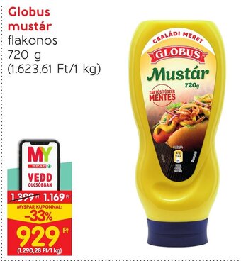 Spar Globus mustár 720 g ajánlat