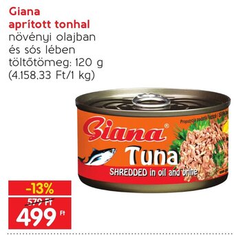 Spar Giana aprított tonhal 120 g ajánlat