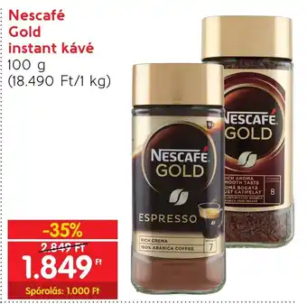 Nescafé Gold instant kávé 100 g