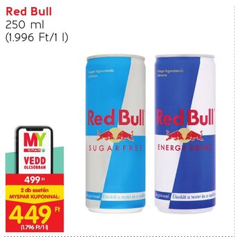 Spar Red Bull 250 ml ajánlat