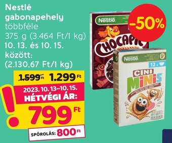 Spar Nestlé gabonapehely 375 g ajánlat