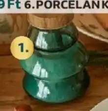 Auchan FENYŐFA ALAKÚÜVEG SZÍVÓSZÁLAS POHÁR 25 cl 1 db ajánlat
