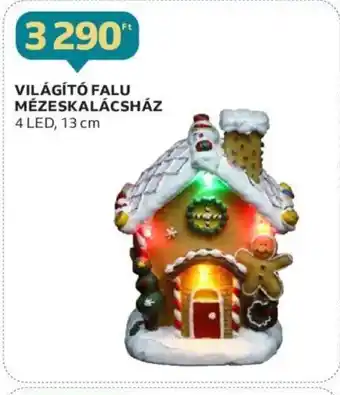 VILÁGÍTÓ FALU MÉZESKALÁCSHÁZ 1 db