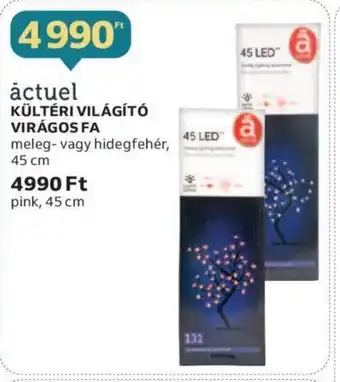 Auchan actuel KÜLTÉRI VILÁGÍTÓ VIRÁGOS FA 1 db ajánlat